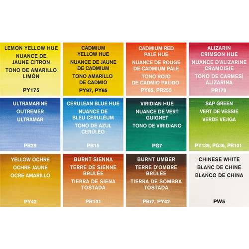 WINSOR & NEWTON Cotman™ Sketcher's Pocket Box, Aquarellfarben-Set mit 12 halben Näpfchen