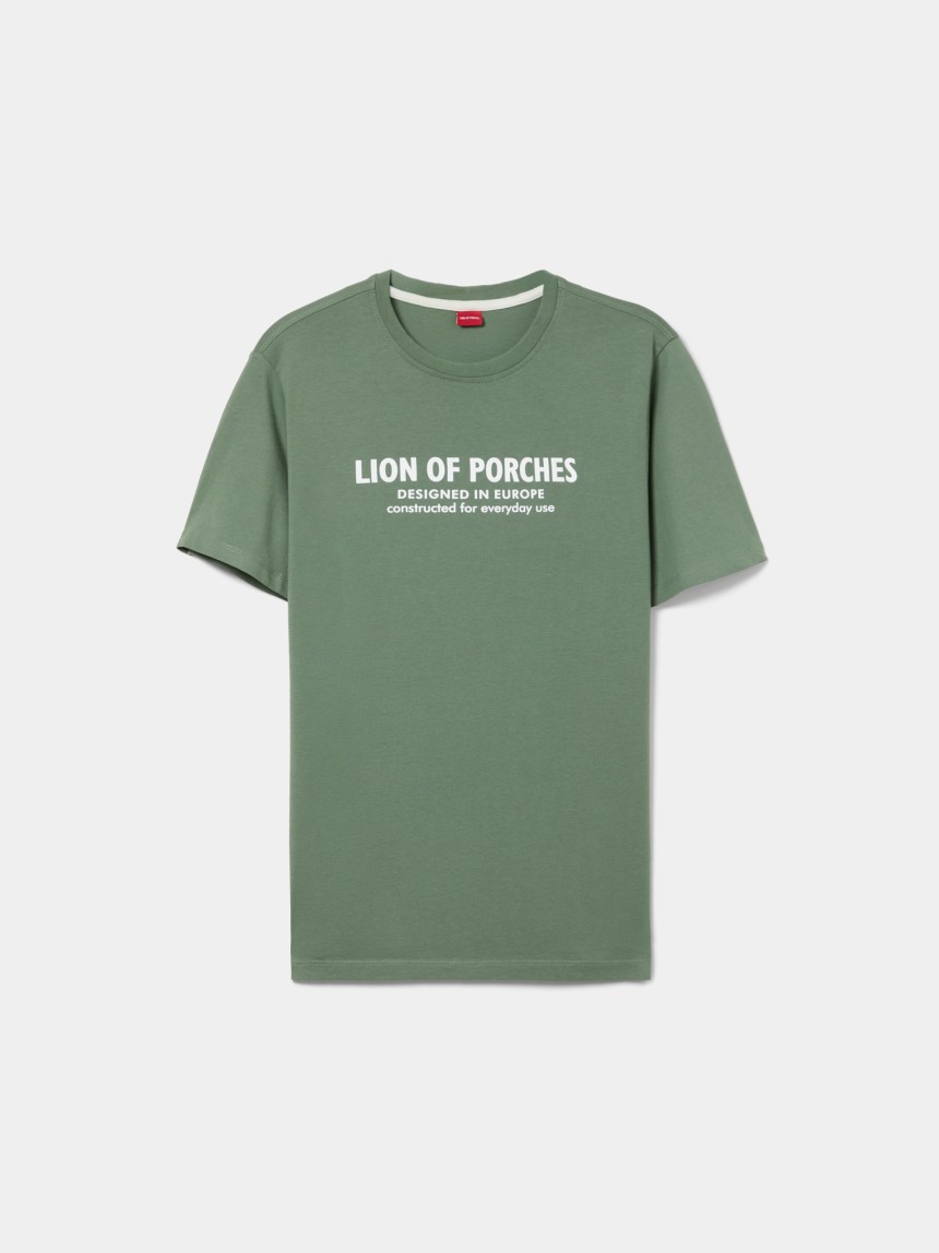 T-shirt de manga curta em algodão