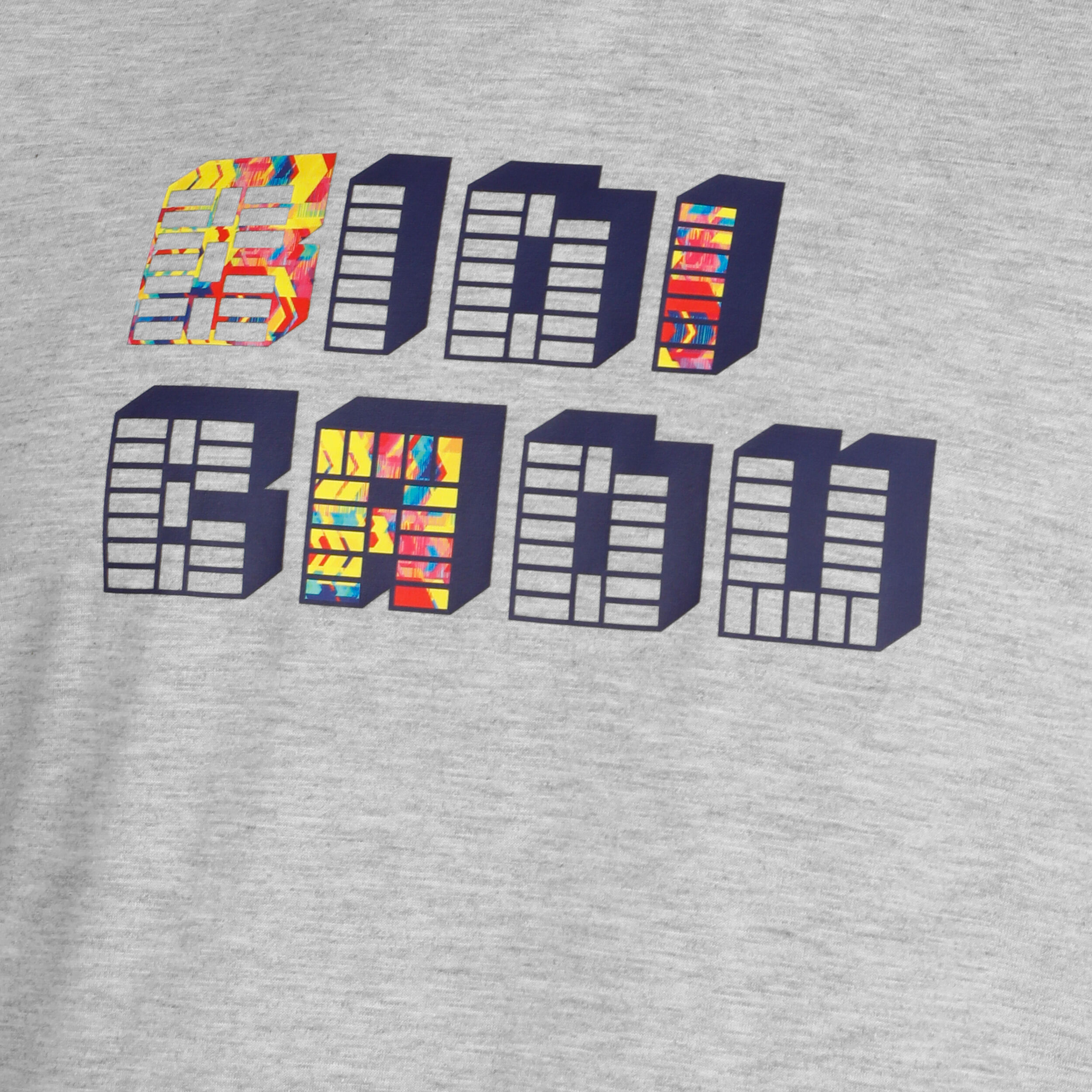 BIDI BADU Wild Arts Chill T-shirt Hommes - Gris , Multicouleur