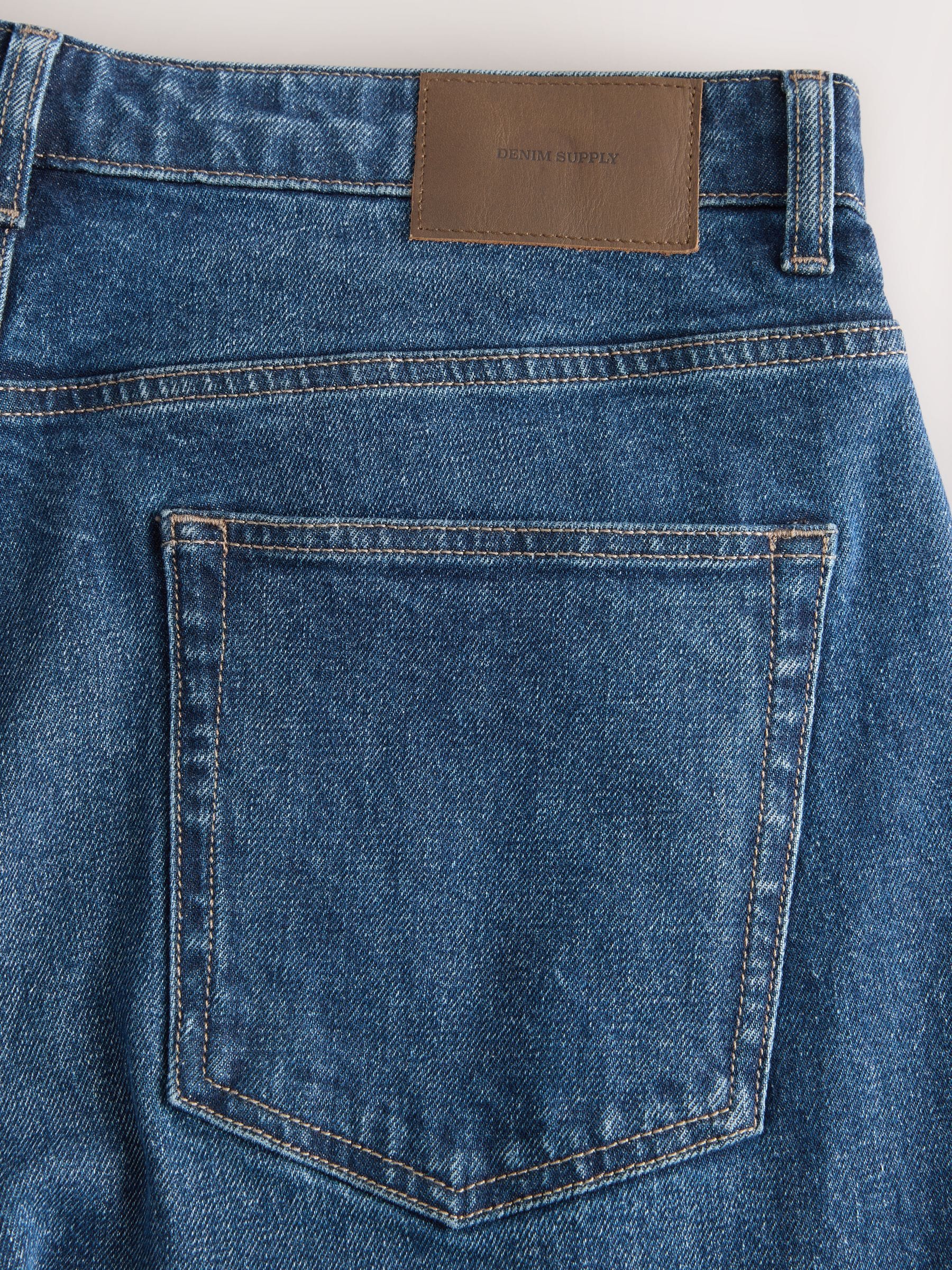 Blauw Klassiek Vintage - Barrel Fit - Vintage wash denim jeans