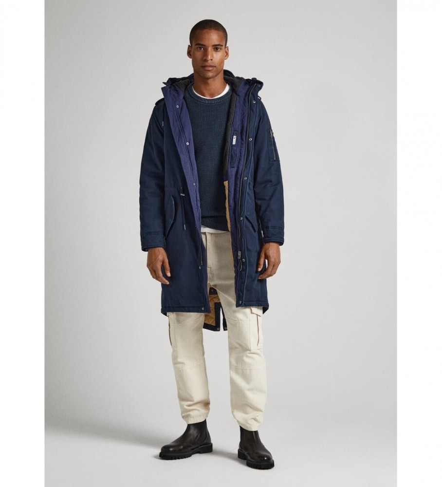 Parka Pepe Jeans Bowie azul marinho
