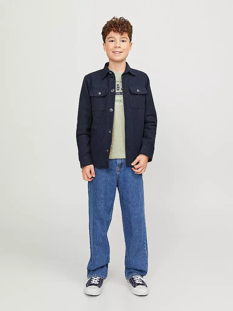JACK & JONES Jungen T-Shirt JJELOGO hellgrün