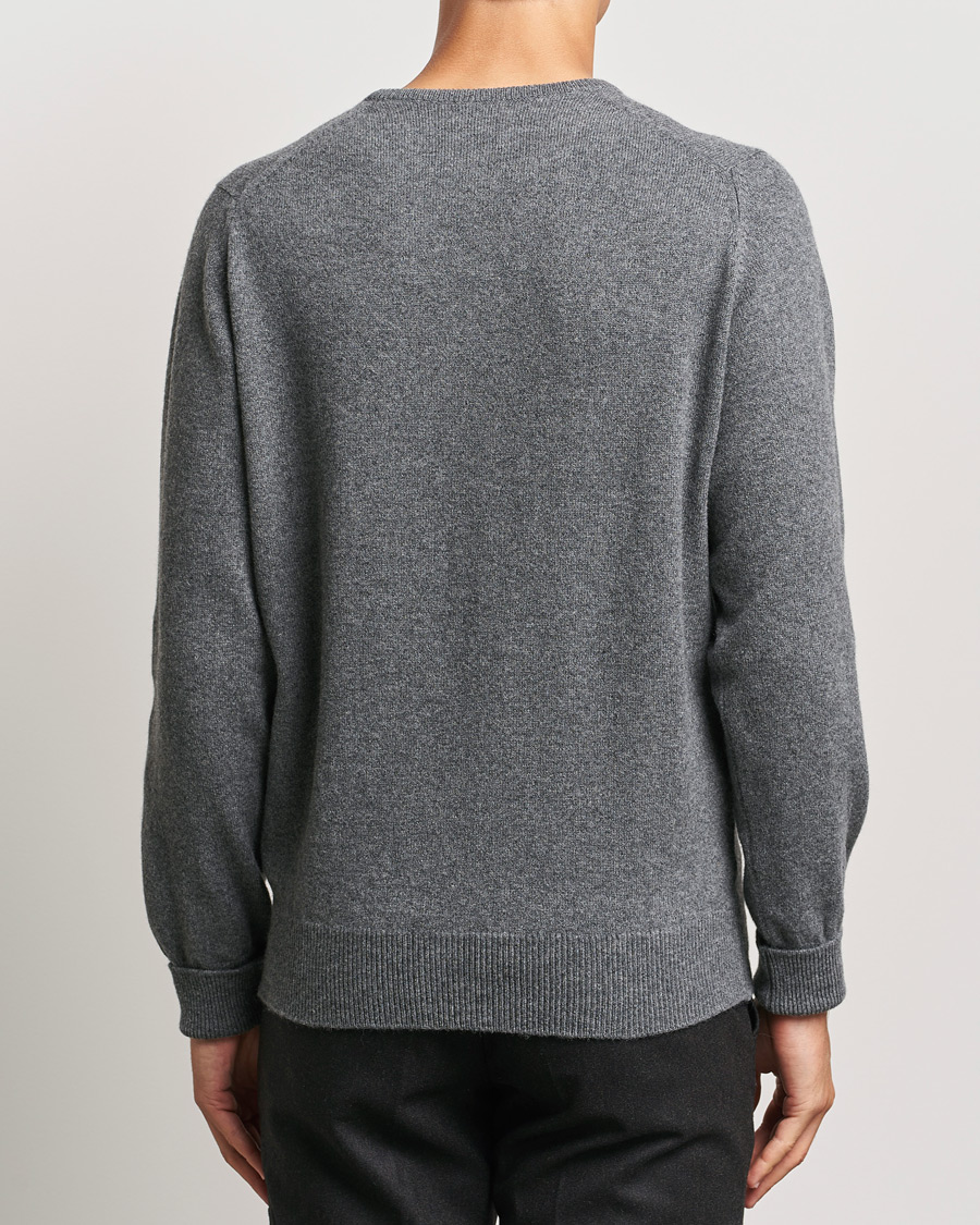 William Lockie Rob Lambswool Crewneck Cliff