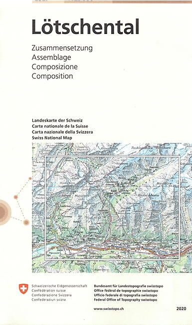 BUNDESAMT - 2527 LOTSCHENTAL ECHELLE 1 25 000