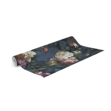 Vliesbehang Isabelle donkerblauw (108623)