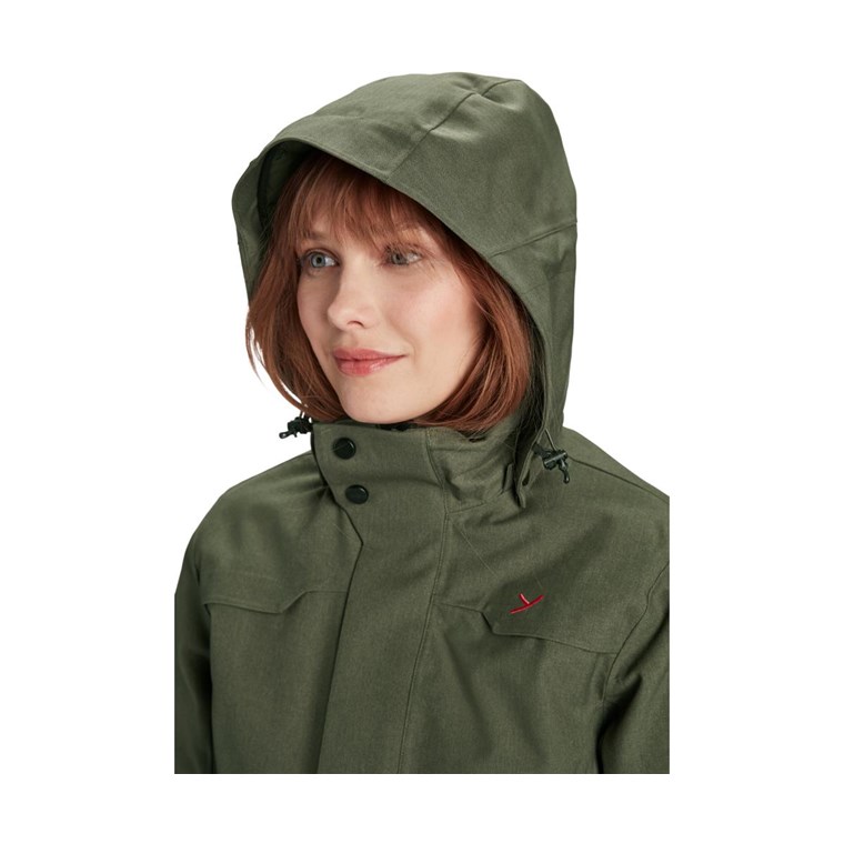 Nordisk Tana Elegant Down Insulated Coat Women Dark Moss