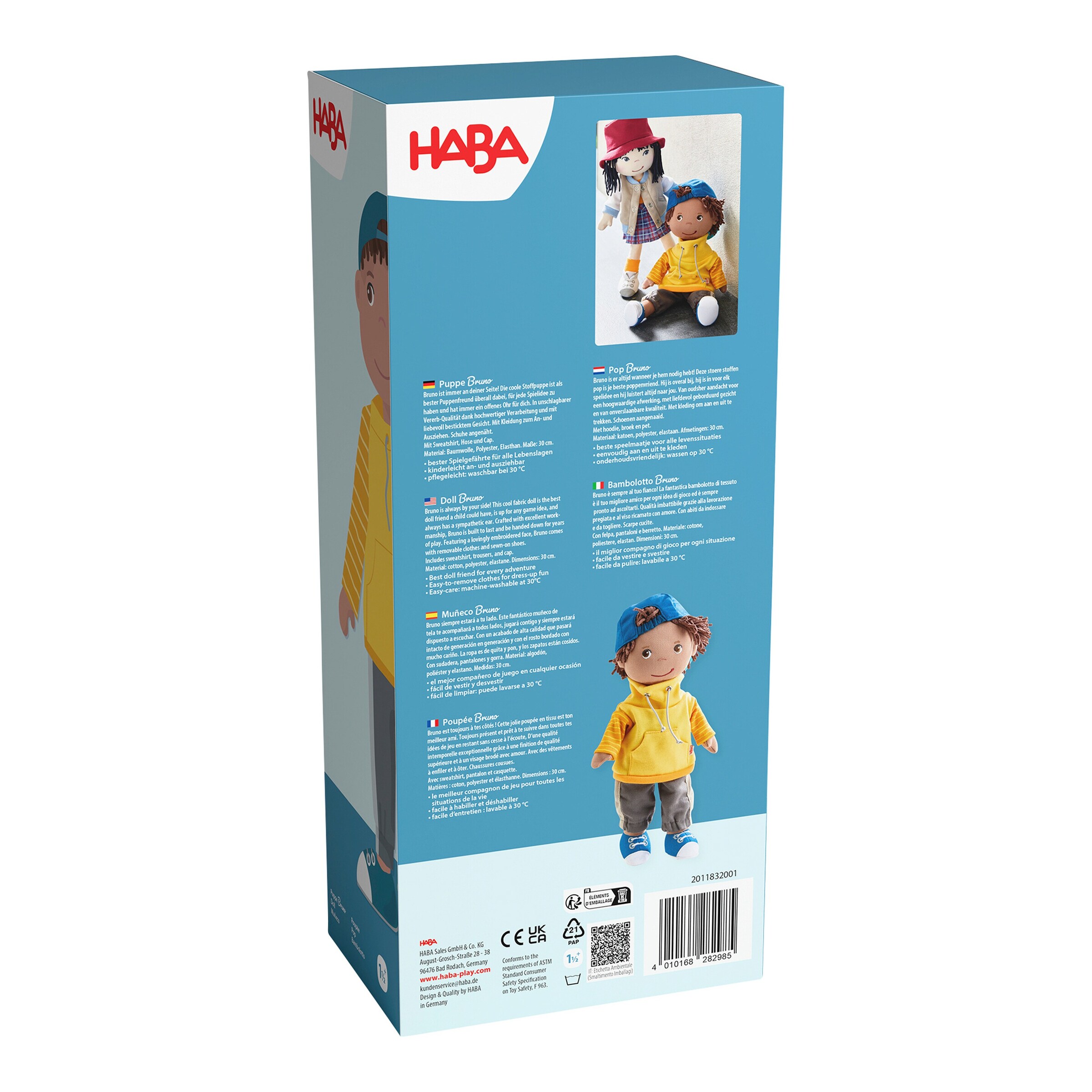 Haba Puppe Bruno 30cm