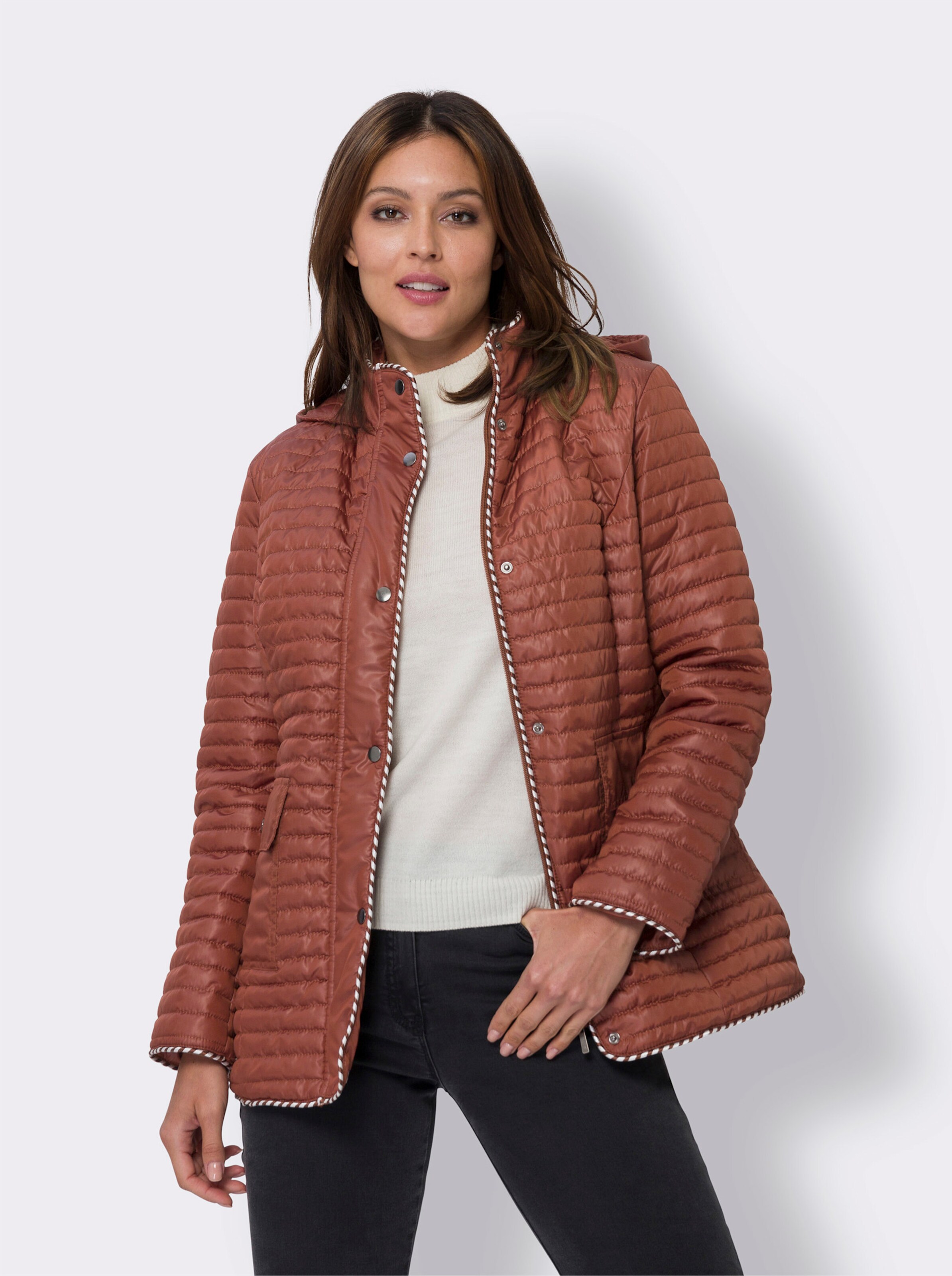 Steppjacke gefüttert und wattiert