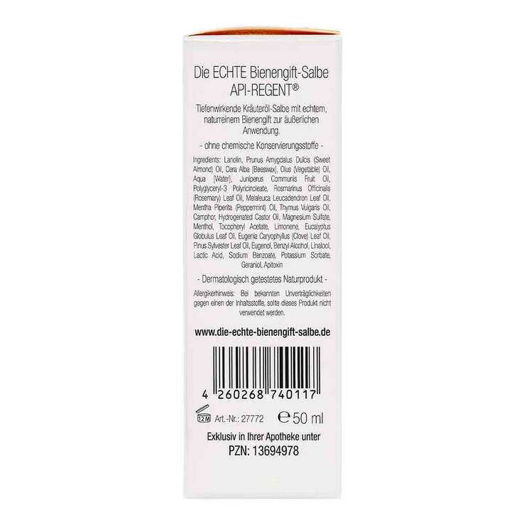 Die Echte Bienengift-Salbe Api Regent, 50 ml