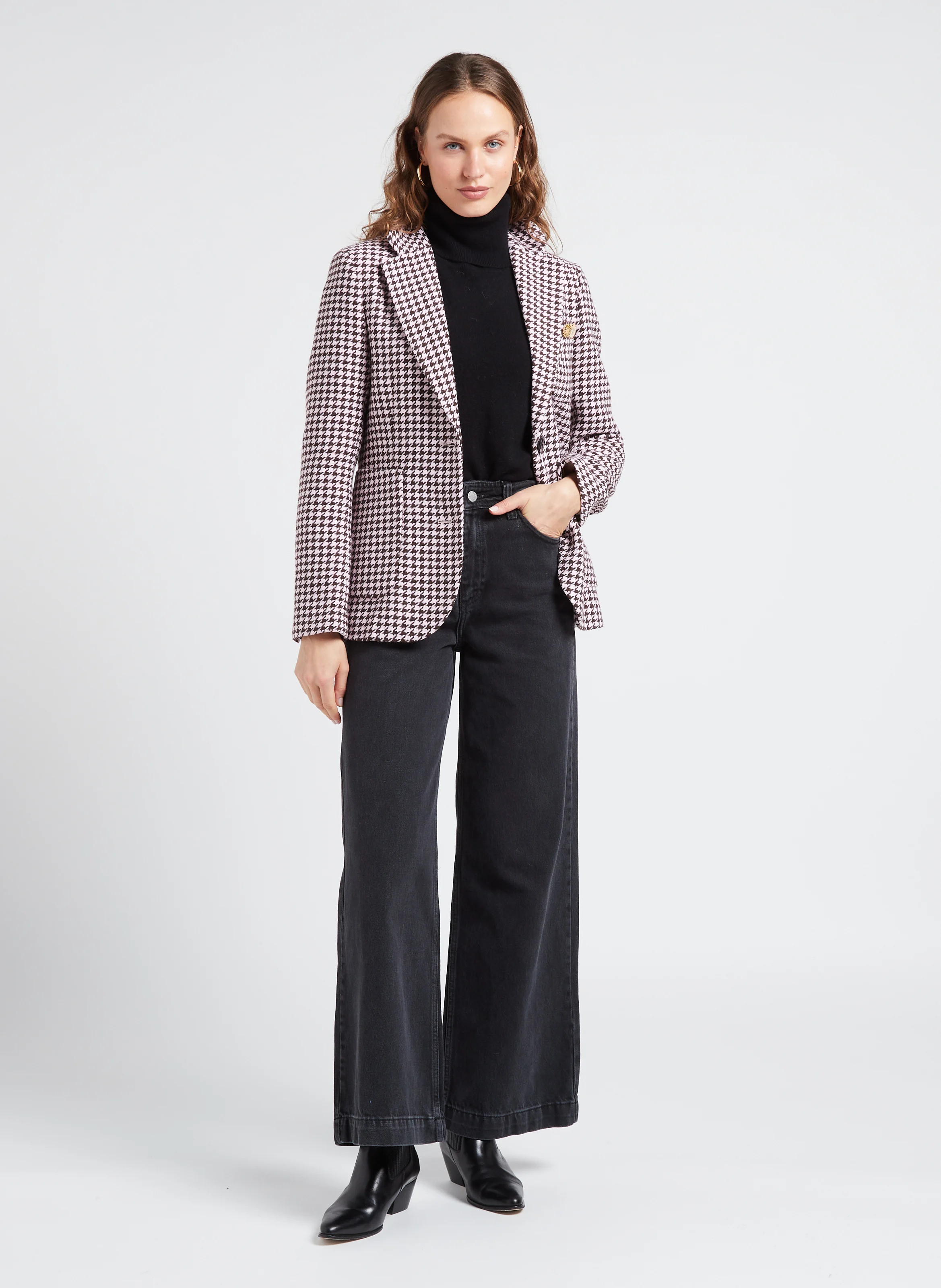 Jean baggy en coton | Noir