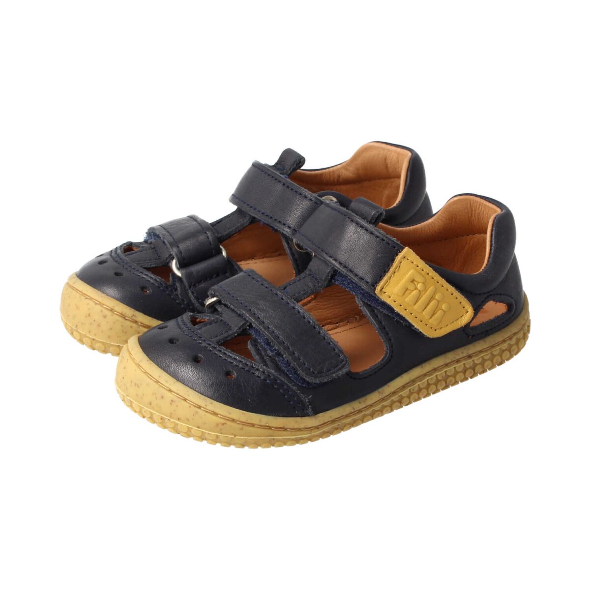 B32212-2 navy KAIIMAN BIO nappa leather velcro Weite/W