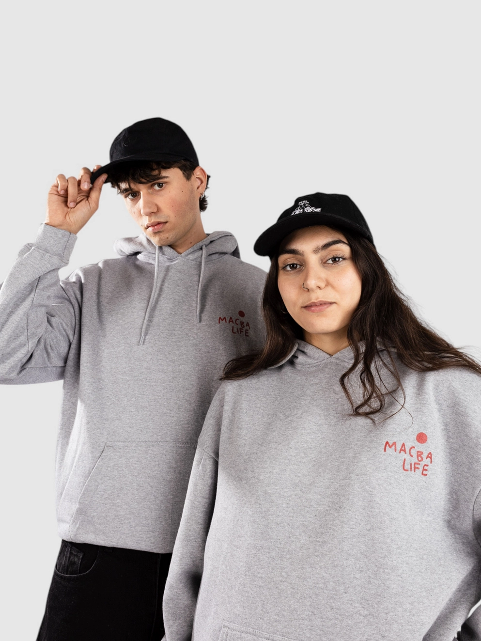 Macba Life Bird Hoodie gray