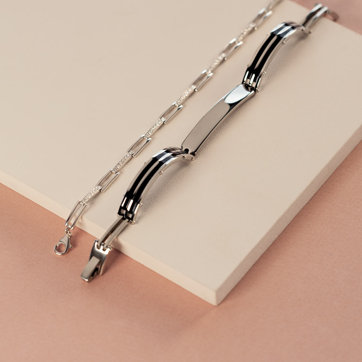 Bracelet argent 925 zirconias 19 cm
