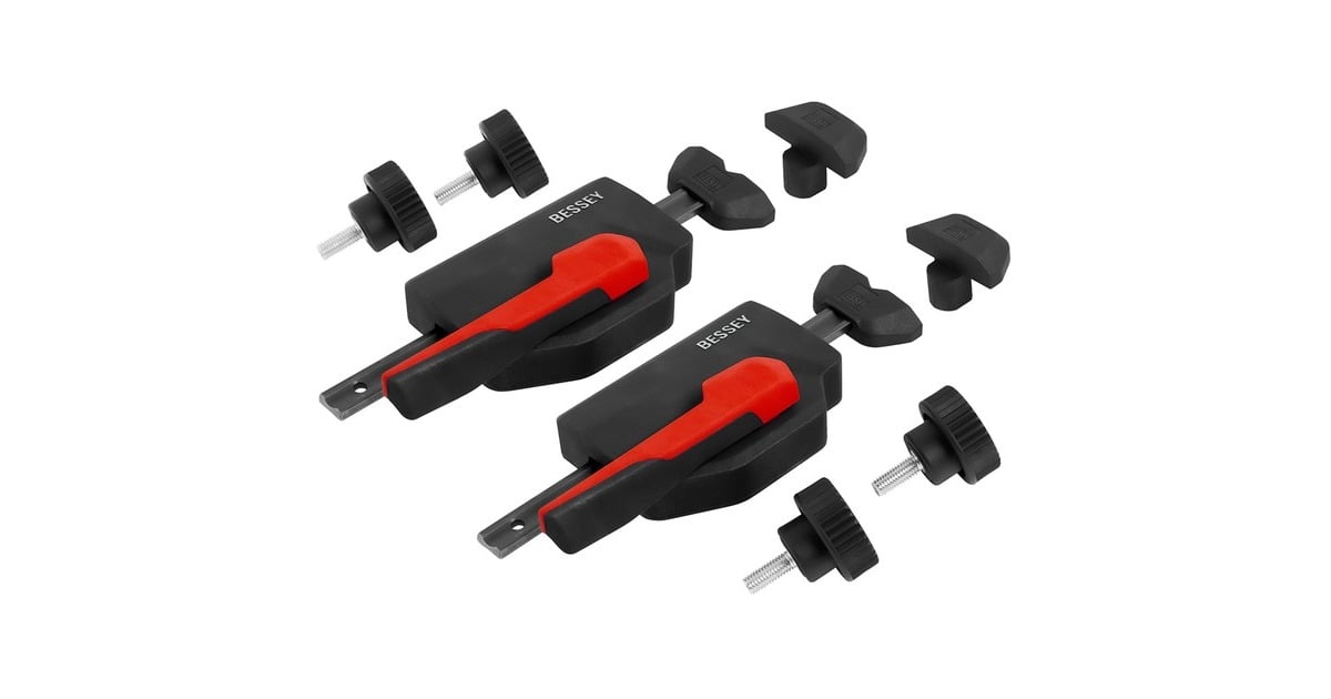 BESSEYHorizontale uitschuifbare klem WNS-SET-MFT lijmklem