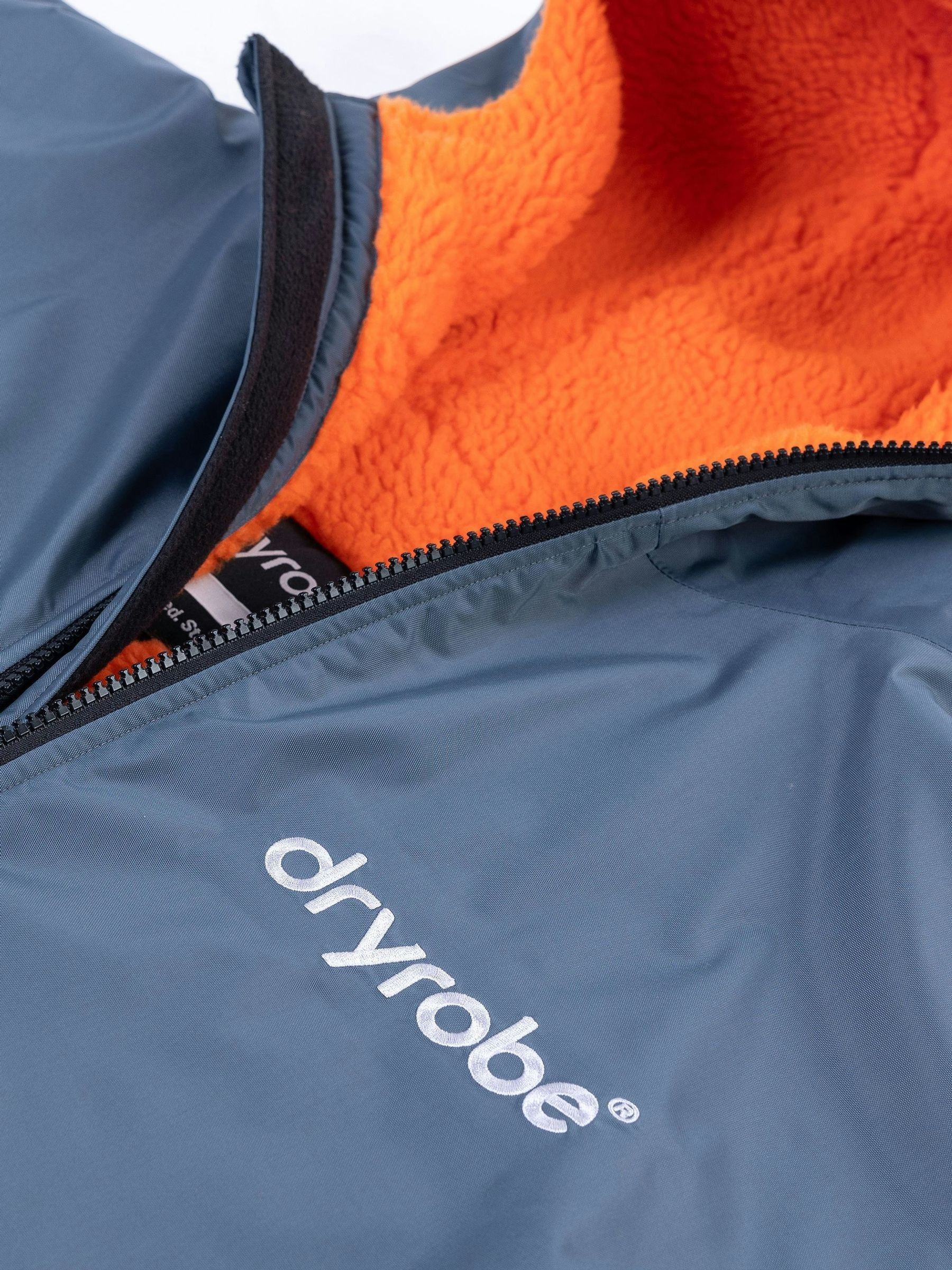 Donkergrijs/oranje - dryrobe Advance Adult Long Sleeve Changing Coats