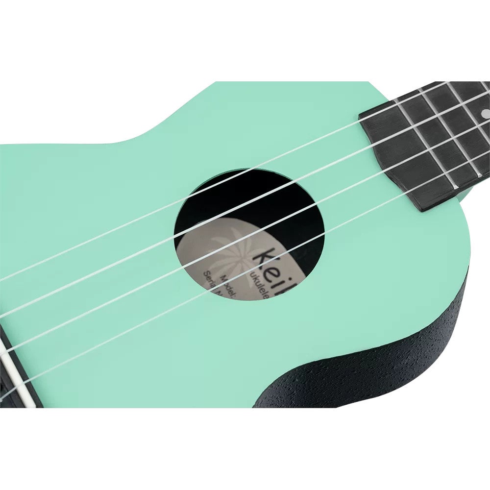 Ortega Keiki K2-CBM Soprano Size Ukulele Caribbean Mint sopraan ukelele set