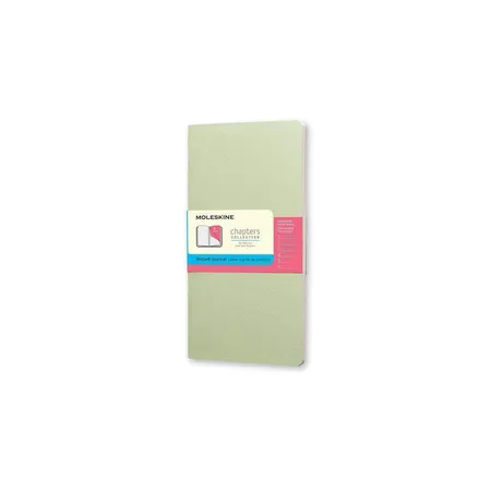 Moleskine Chapter-Notizheft hellgrün, Punktraster, Slim Medium