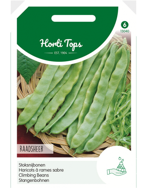 Hortitops Stoksnijbonen Raadsheer - Type Veense - Groentezaden - 100 g