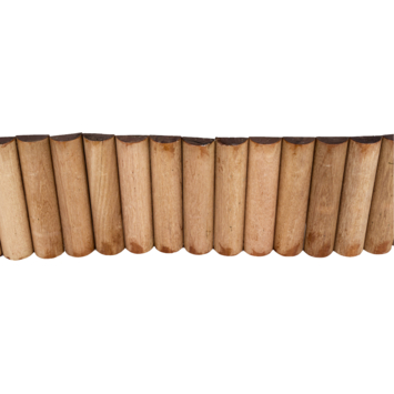 Borderrol hardhout ca. 180x20 cm
