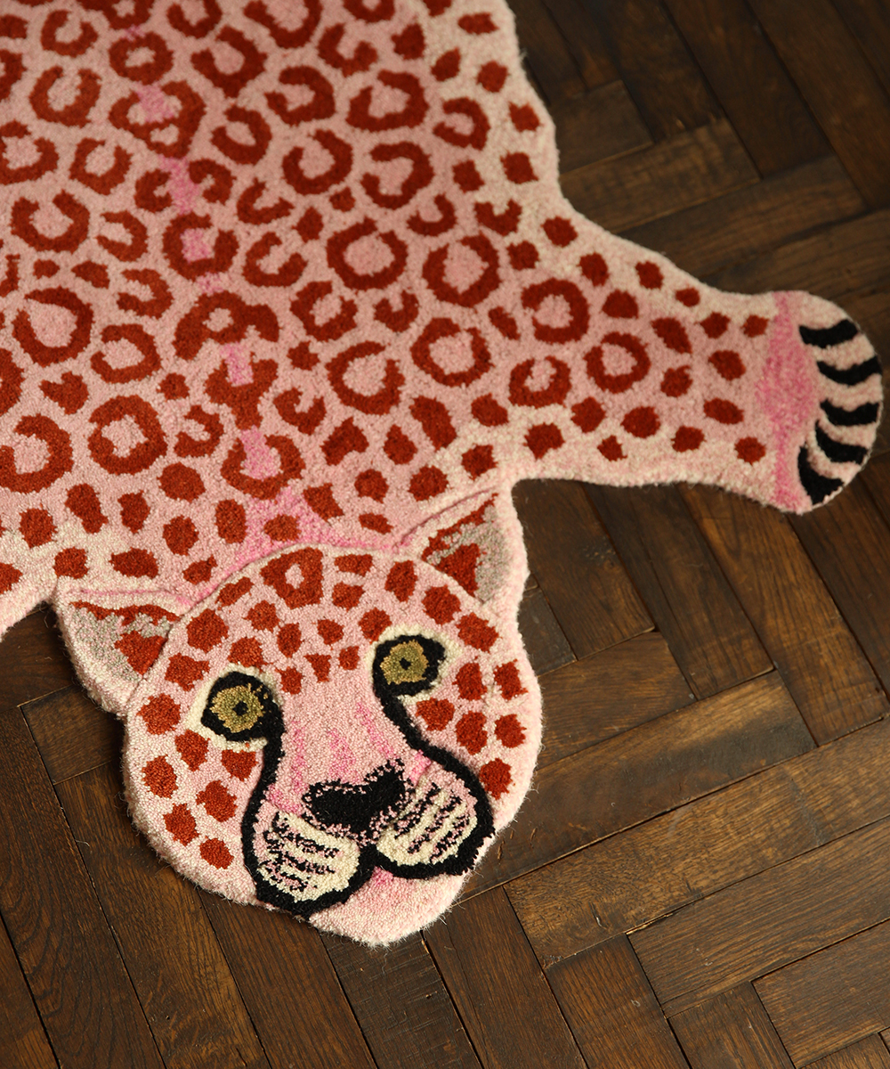 DG Pinky Leopard Rug Large