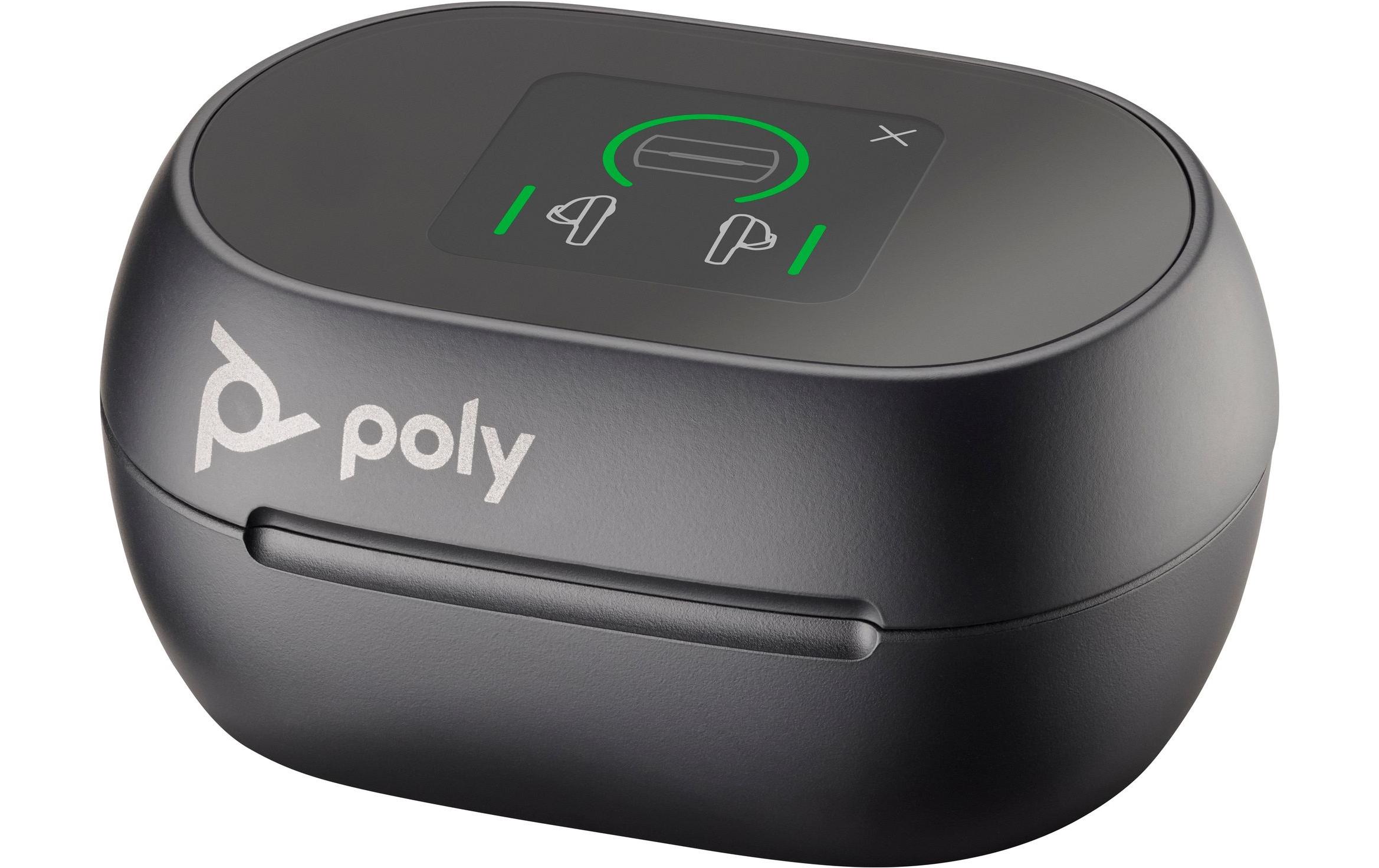 Headset Poly Voyager Free 60+ UC USB-C, Schwarz<br>Voyager Free 60 Serie True-Wireless-In-Ear-Headset für Arbeit und Freizeit