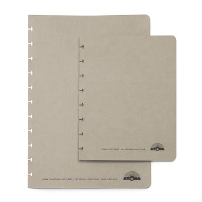 Satz ATOMA Texondeckel A5, Grau