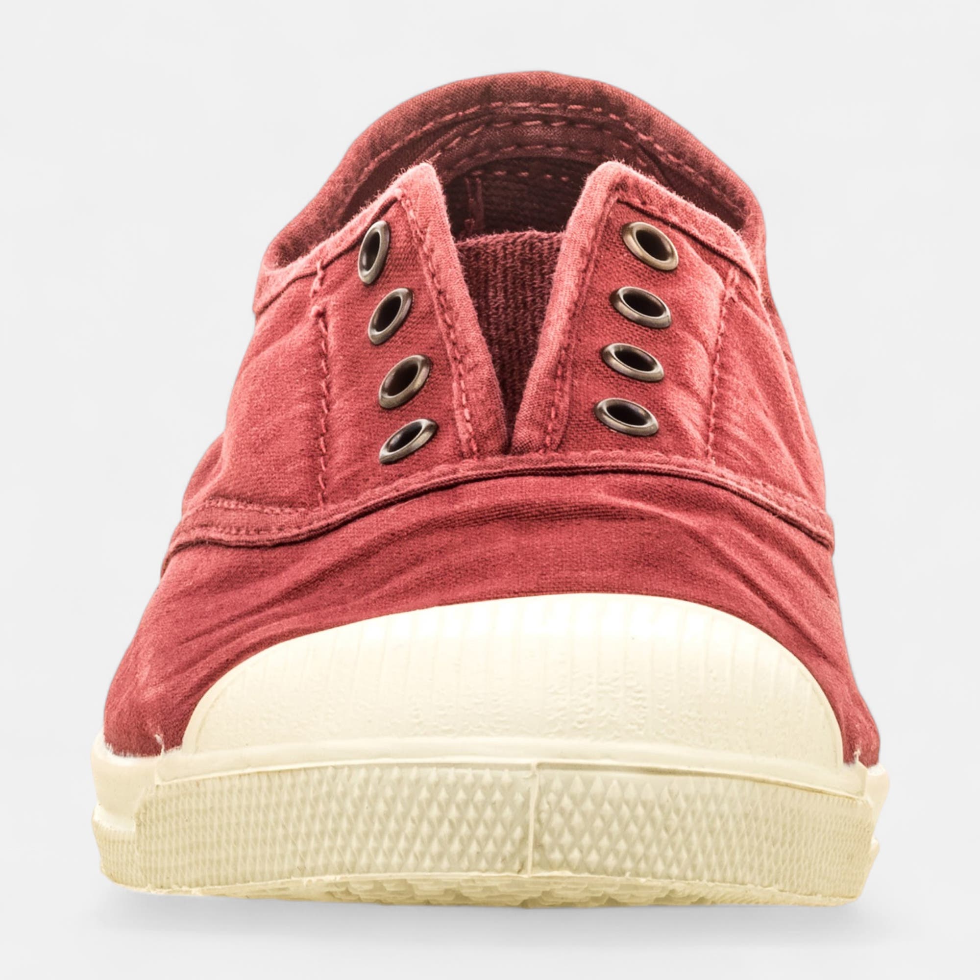 Baskets en toile Femme bordeaux