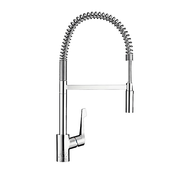 Mitigeur de cuisine chromé avec douchette Hansgrohe Cento XXL