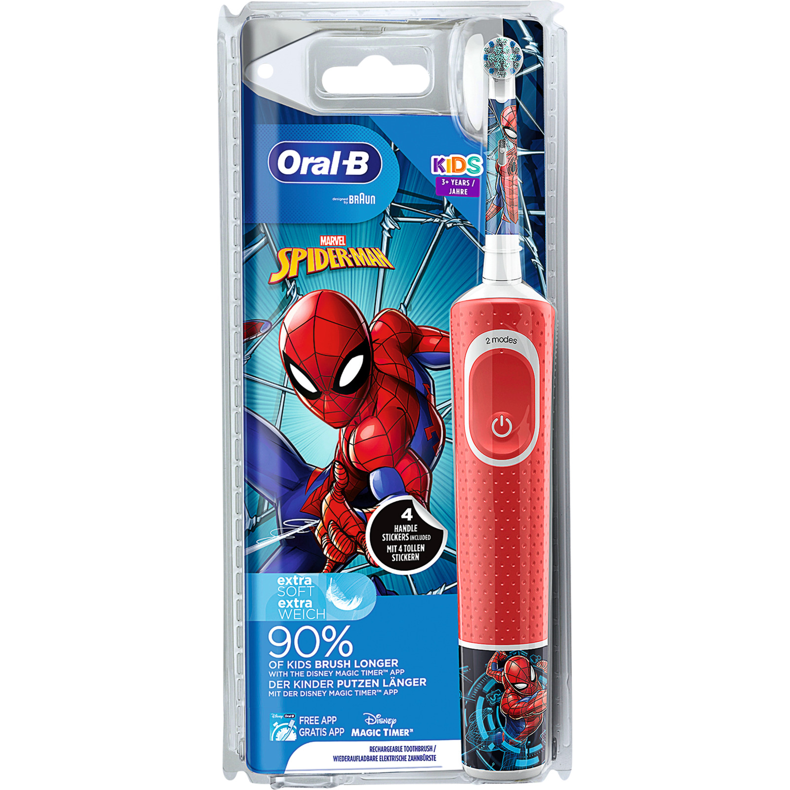 Oral-B Elektrische Zahnbürste Vitality 100 Kids Spiderman
