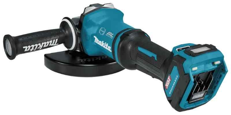 Makita GA037GZ04 40V Max Haakse slijper 180 mm zonder accu's en lader met veiligheidsschakelaar
