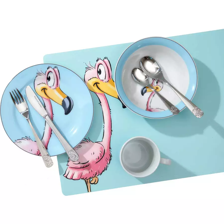 Ritzenhoff & Breker GmbH & Co. KG Kindergeschirr Happy Zoo 8er Set hellblau