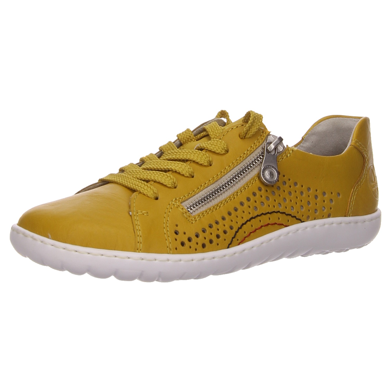 Rieker Schnürschuhe gelb gelb/orange