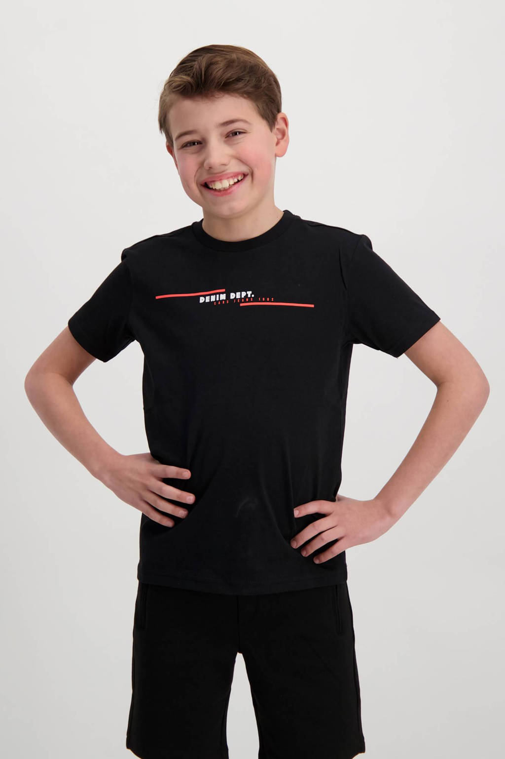Cars T-shirt SEPPE met tekst zwart