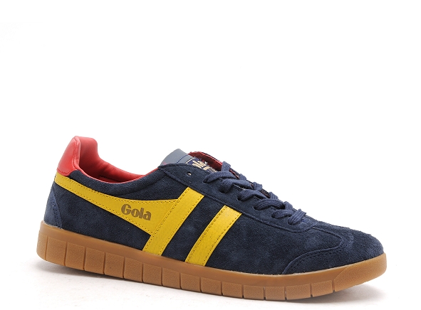 Gola basses homme hurricane suede cmb046 bleu
