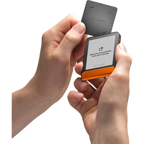Cryptowallet Ledger Flex Edition Bitcoin Orange avec Recovery Key incluse