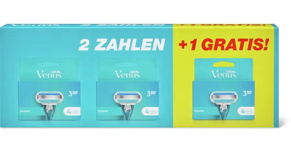Gillette Venus Ersatzklingen Smooth