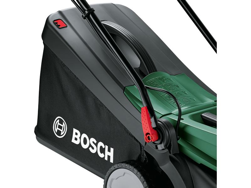 Bosch Akku-Rasenmäher UniversalRotak 2x18V-37-550 Kit (2 x Kraftvolles Mähen und bequeme Grasschnittsammlung für mittelgrosse bis grössere Rasenflächen