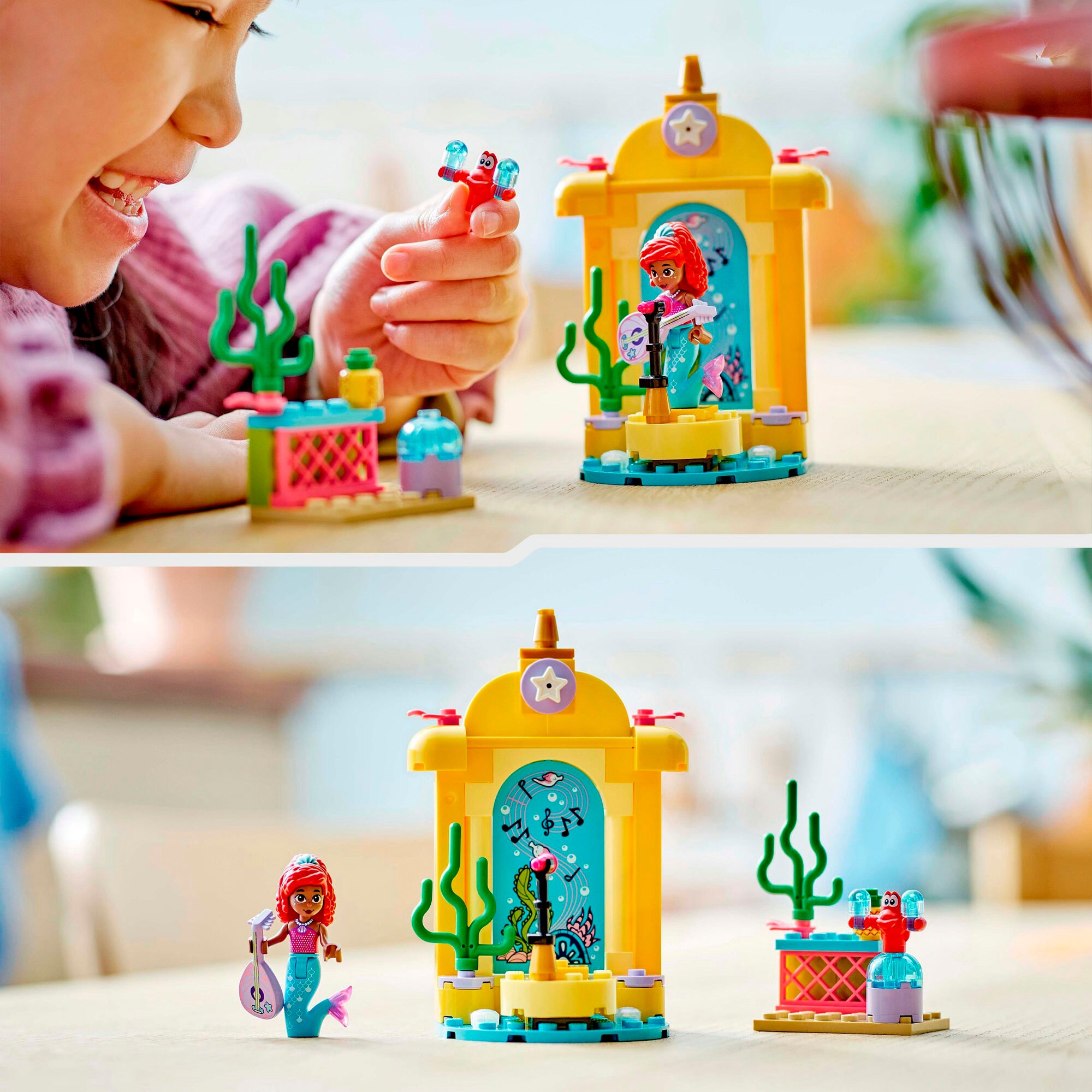 LEGO Konstruktionsspielzeug Disney Princess Arielles Musikbühne