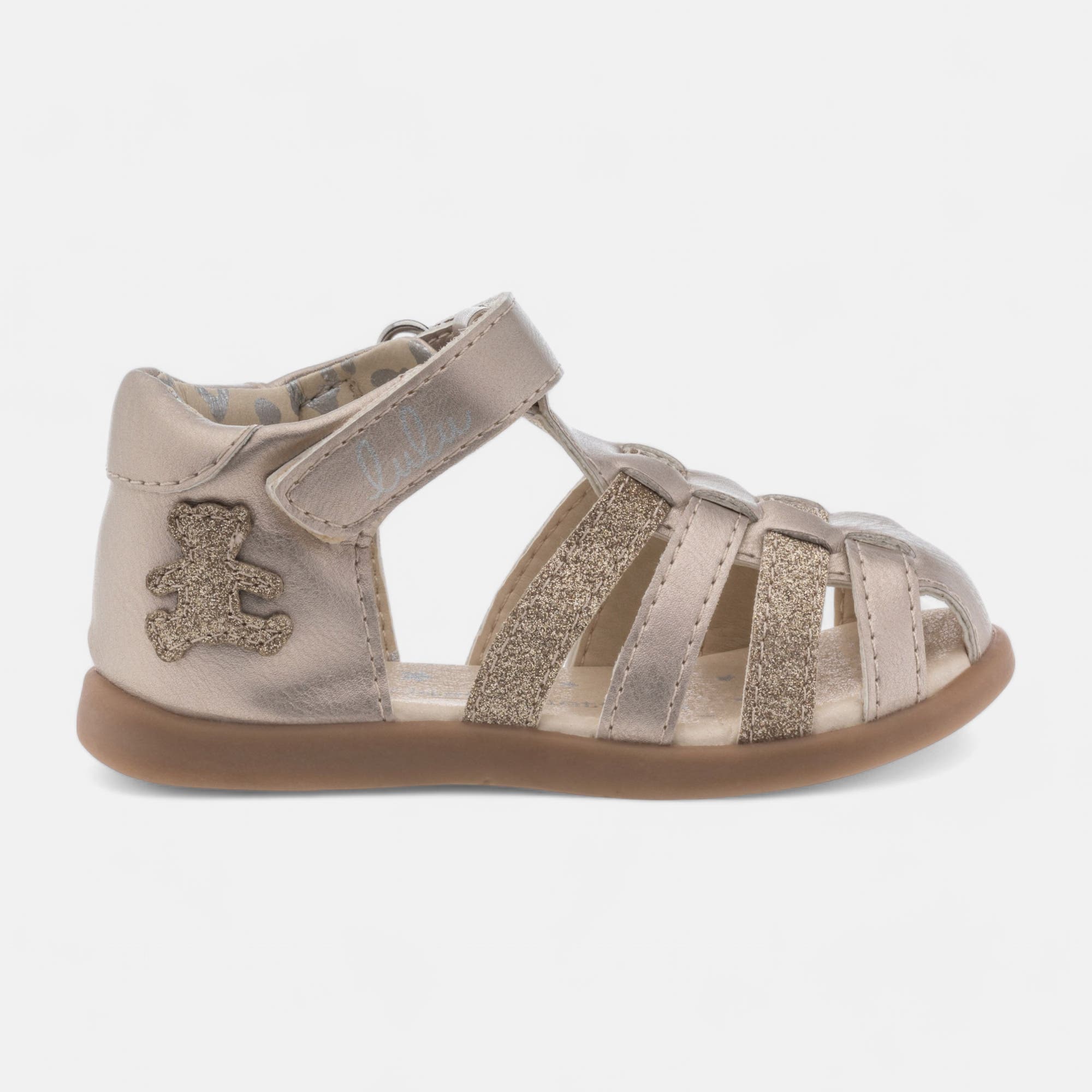 Nu-pieds Bébé fille or