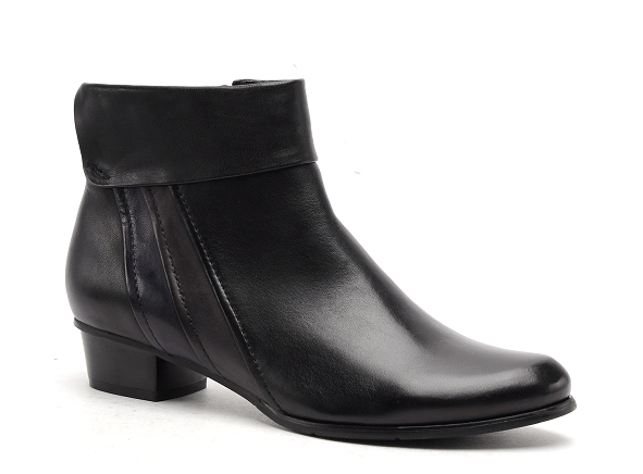 Regarde le ciel boots bottine plates femme stefany 369 noir