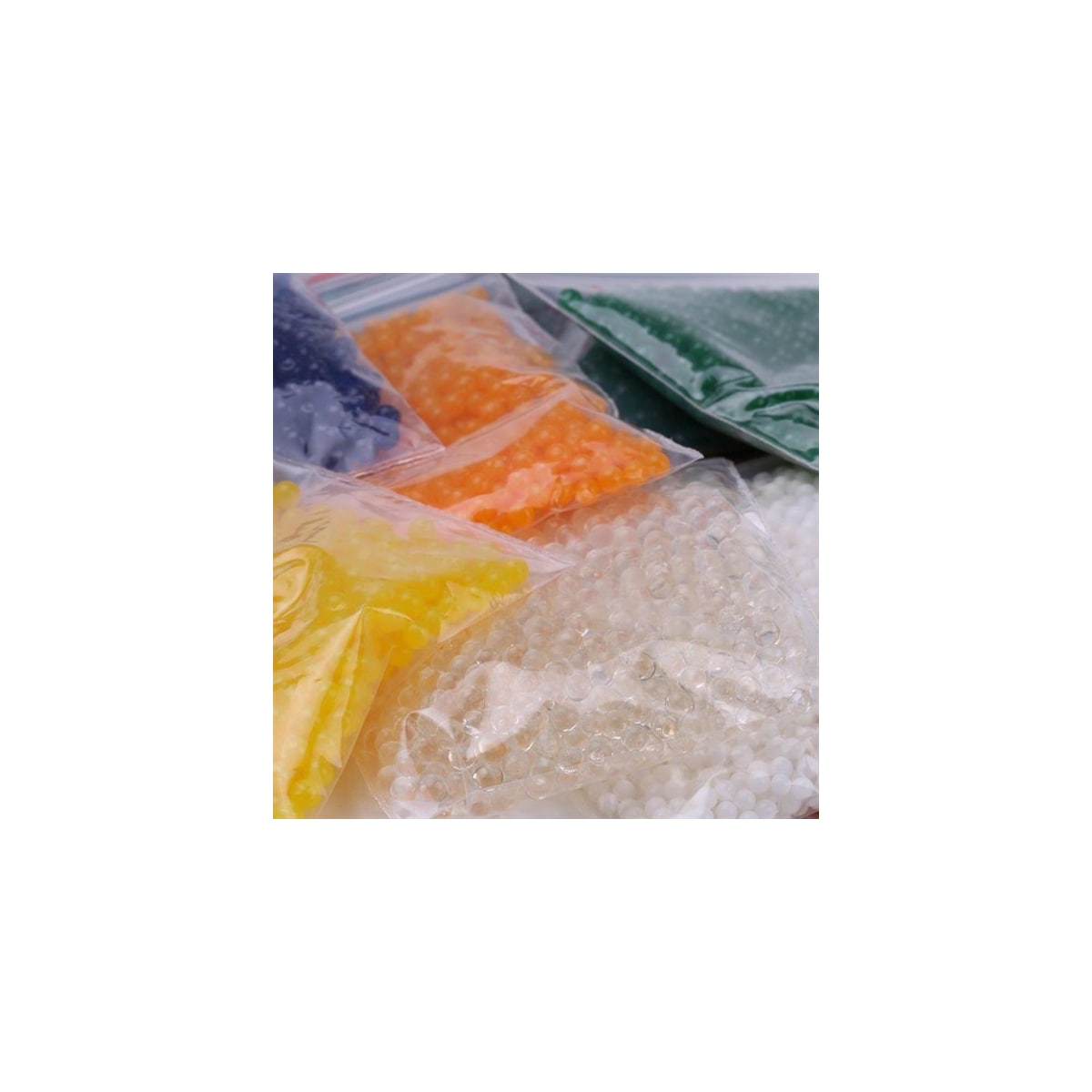 Vannperler 600-Pack - Ufargede