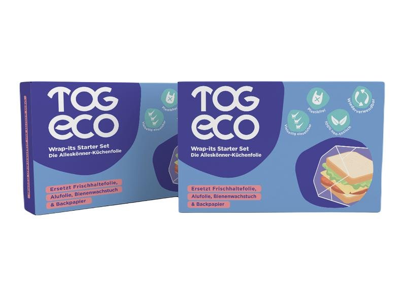 Togeco Frischhaltefolie 4 Stück, Transparent Einwegfolien und Haushaltsfolie aus die «Höhle der Löwen».