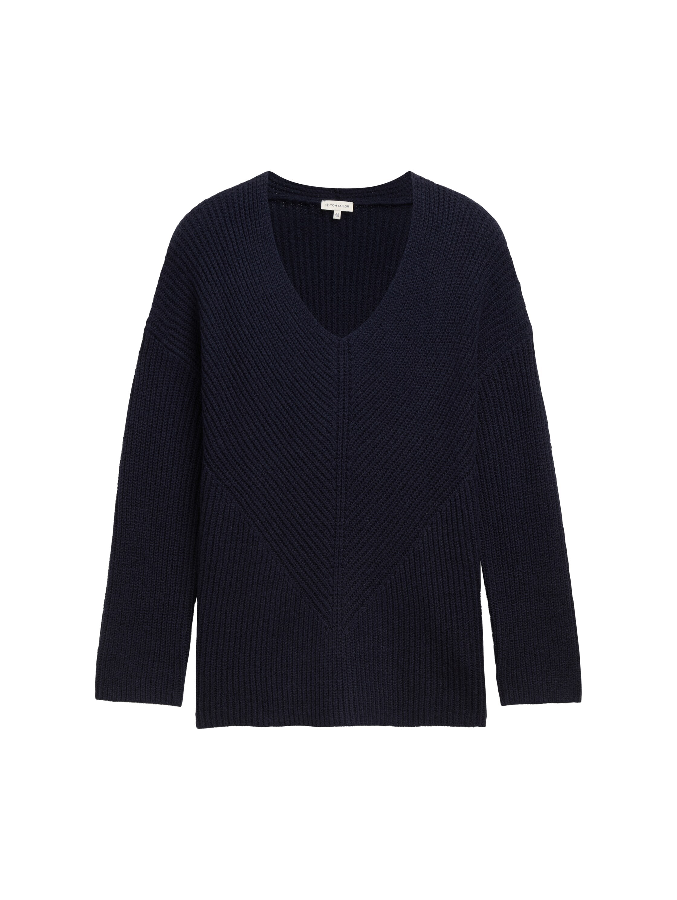 TOM TAILOR PLUS Strickpullover , mit Rippstruktur