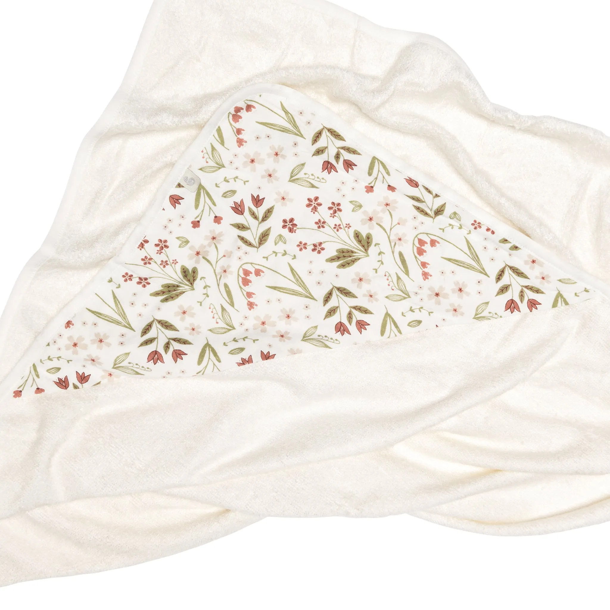 Perlimpinpin Serviette à Capuchon en Bambou - Bloom