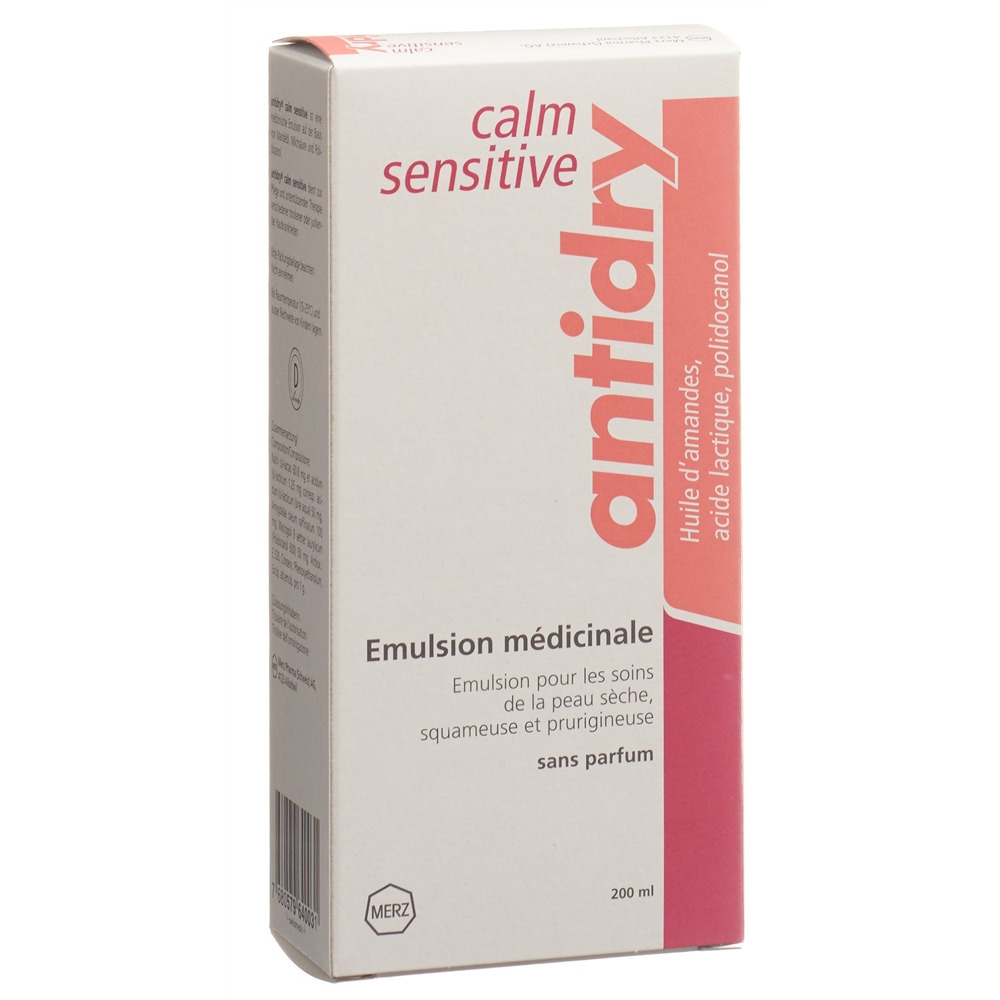 ANTIDRY calm sensitive Lotion<br>200 ml, Flasche, Emulsion zur Anwendung auf der Haut, parfumfrei