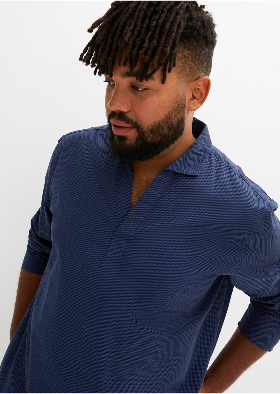 Chemise manches longues en coton