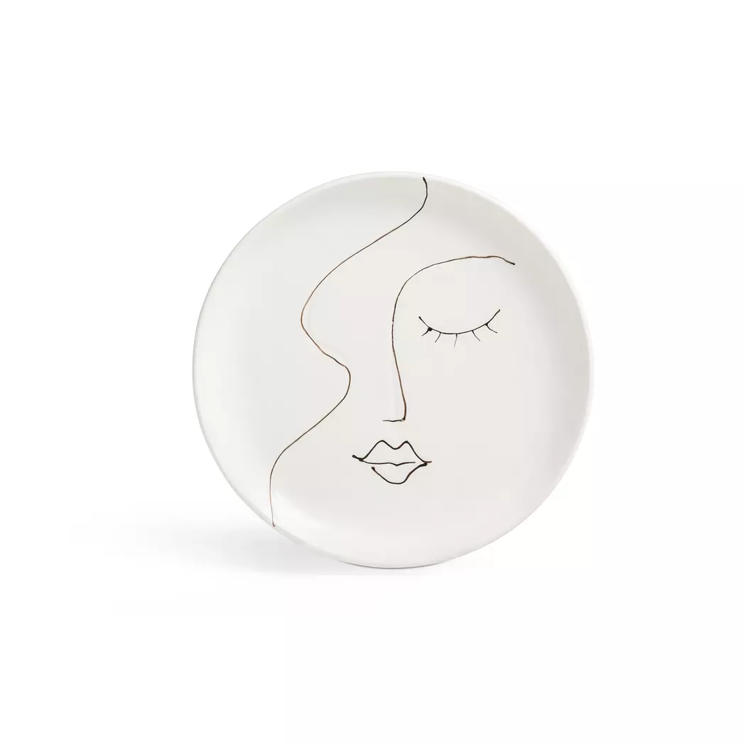 Deko-Teller Gesicht Ø 25 cm