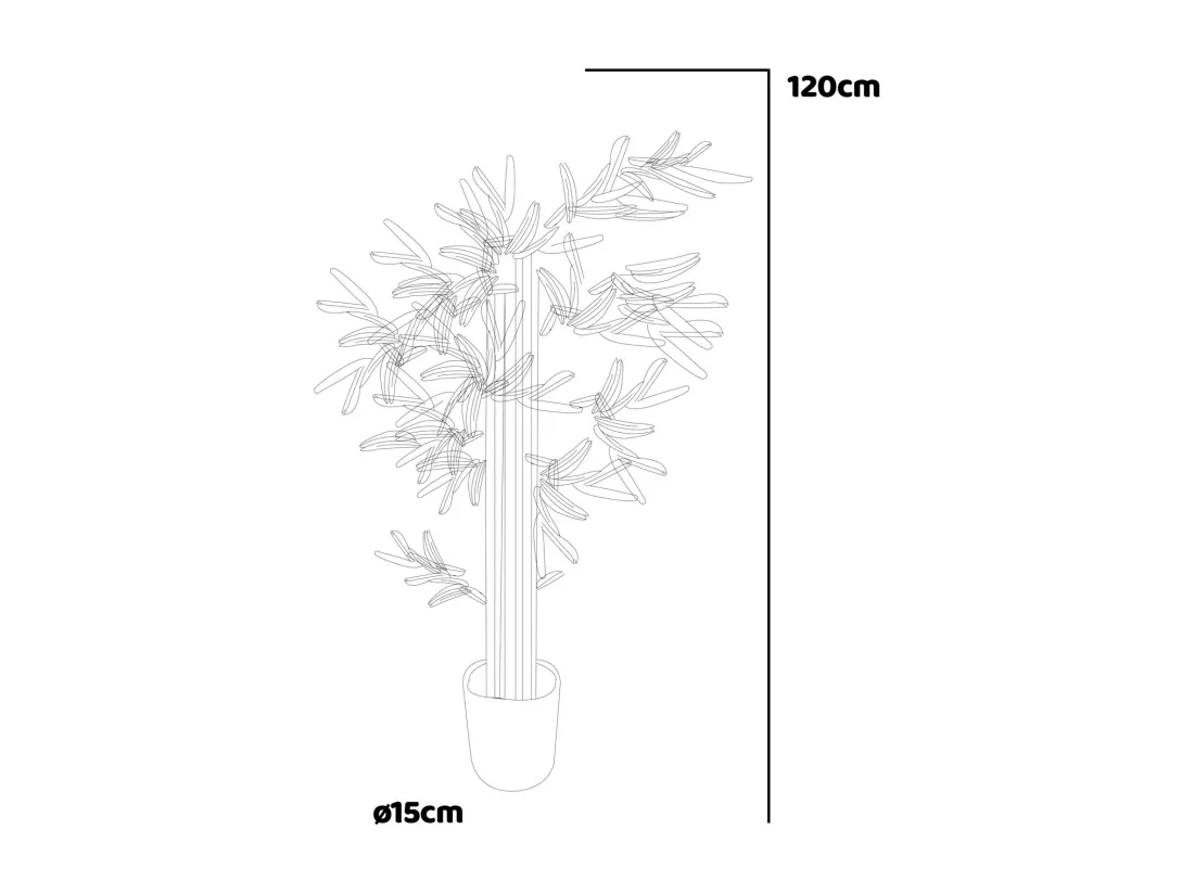 Bamboo - Plante artificielle en pot H120