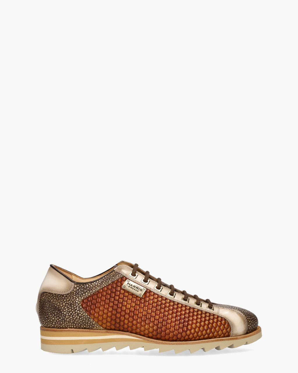 Harris 2817 Bruin/Beige Herensneakers