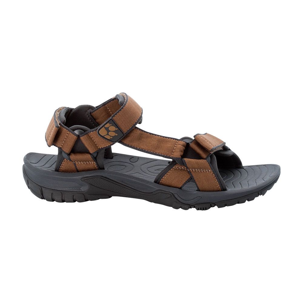 Jack Wolfskin LAKEWOOD RIDE - Sandales Homme brown/black
